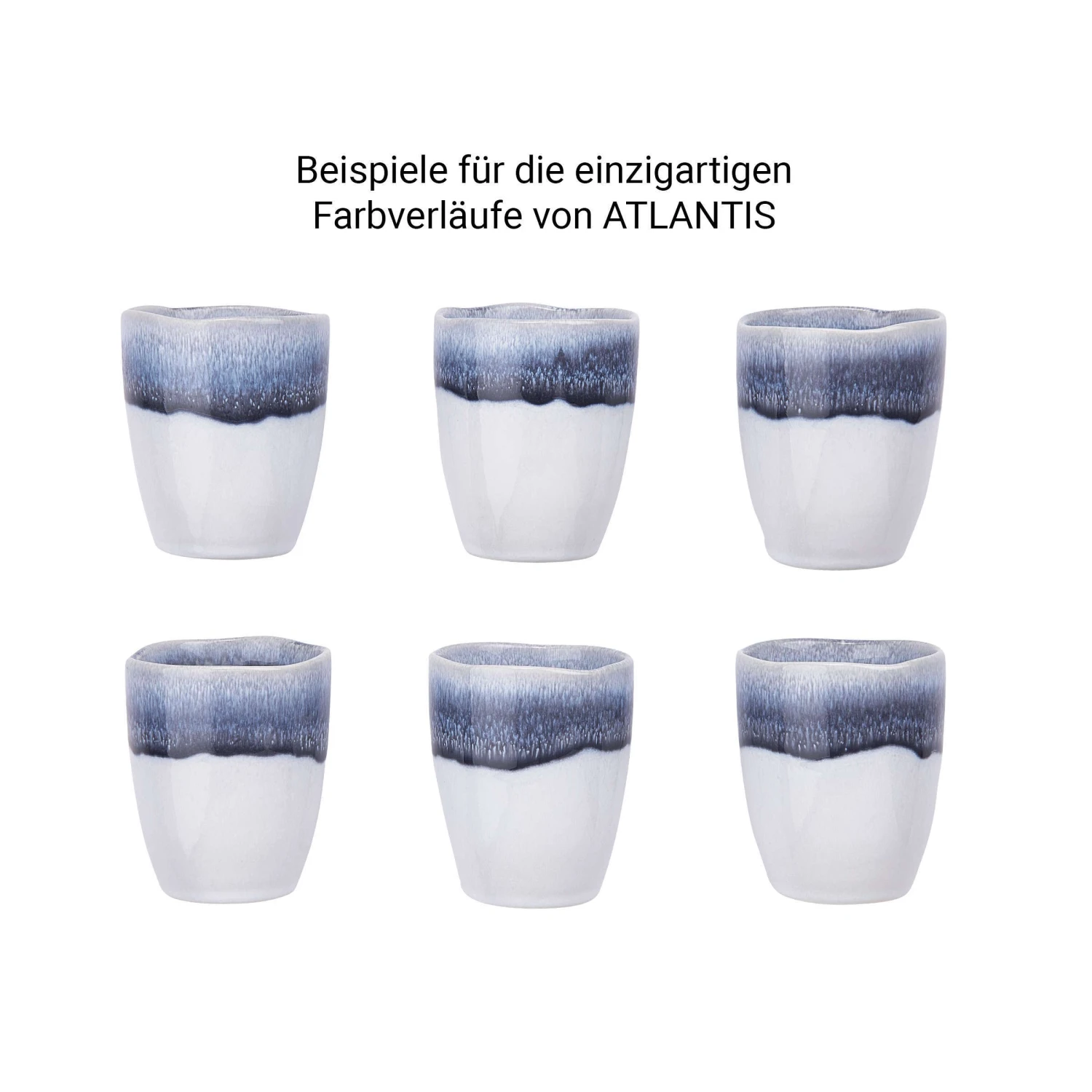 4x Tasse 300ml ATLANTIS In Blau 7 4x Tasse 300ml ATLANTIS In Blau – Bild 7