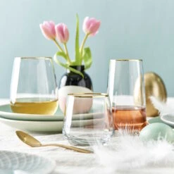 6x Gläser Mit Goldrand 590ml TOUCH OF GOLD In Transparent 9 6x Gläser Mit Goldrand 590ml TOUCH OF GOLD In Transparent -Butlers butlers 6x glaser mit goldrand 590ml touch of gold in transparent 4