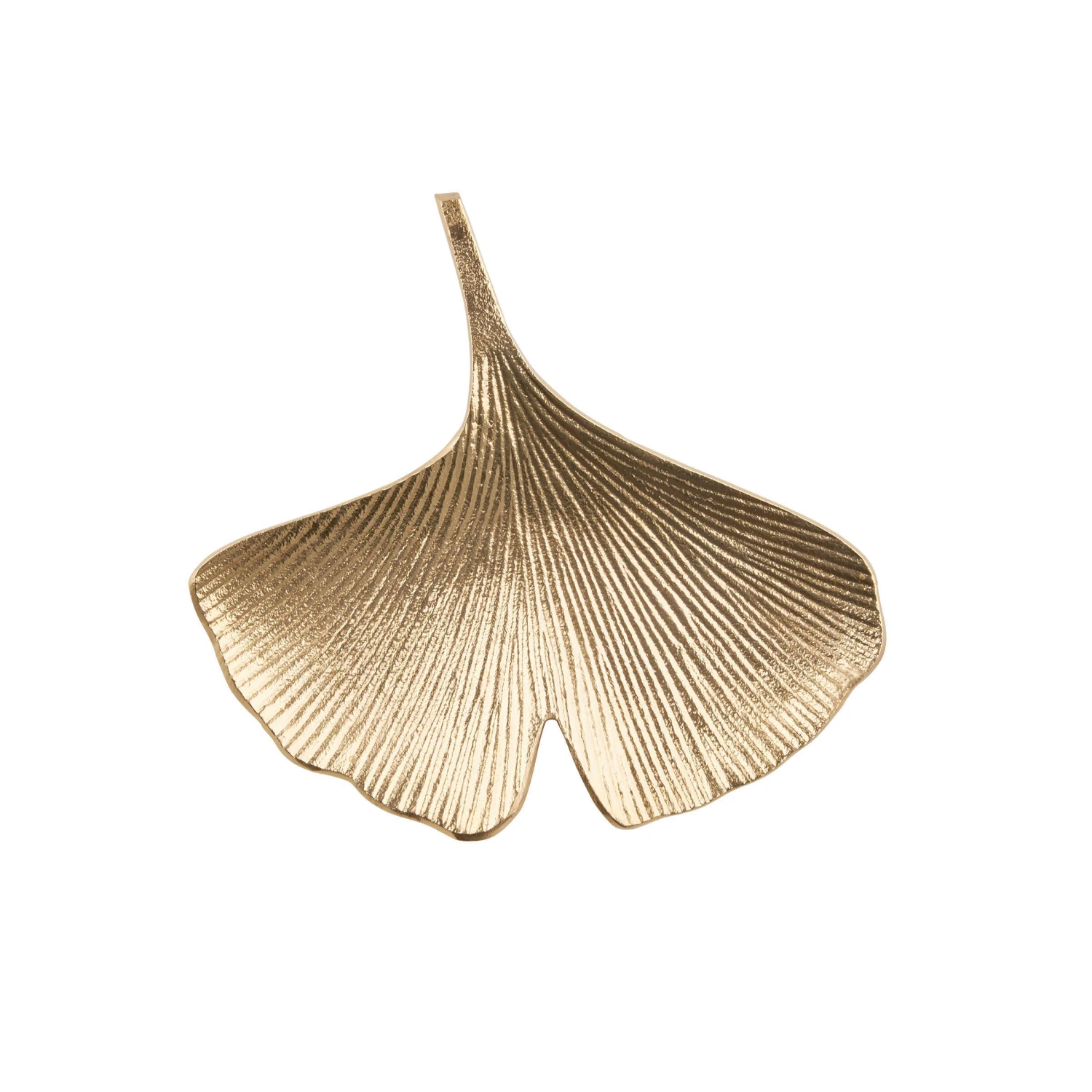 Deko-Schale Ginkgo L 23 X B 22cm GOLDEN NATURE In Gold 2 Deko-Schale Ginkgo L 23 X B 22cm GOLDEN NATURE In Gold – Bild 2
