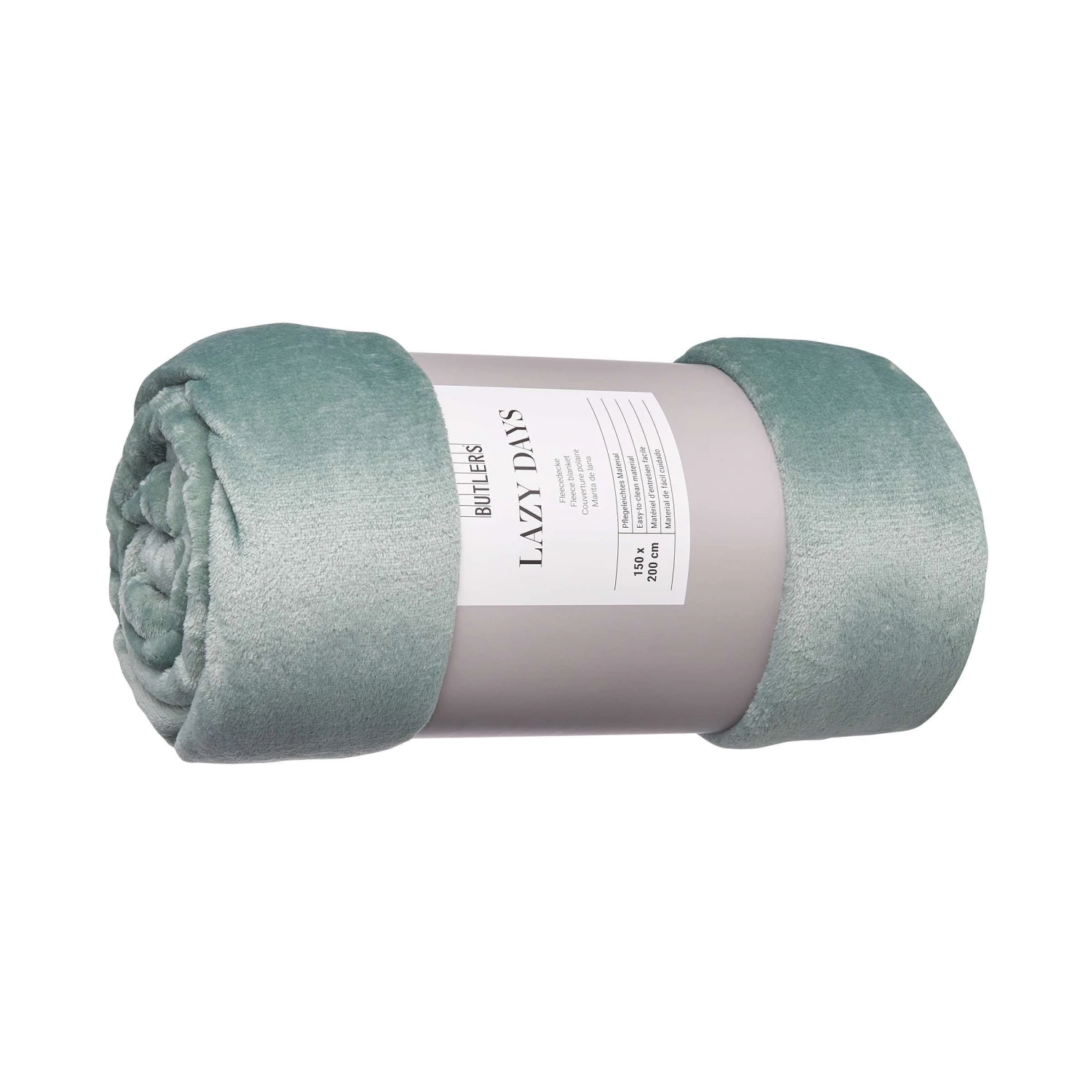 Fleecedecke L 200 X B 150cm LAZY DAYS In Salbei 3 Fleecedecke L 200 X B 150cm LAZY DAYS In Salbei – Bild 3