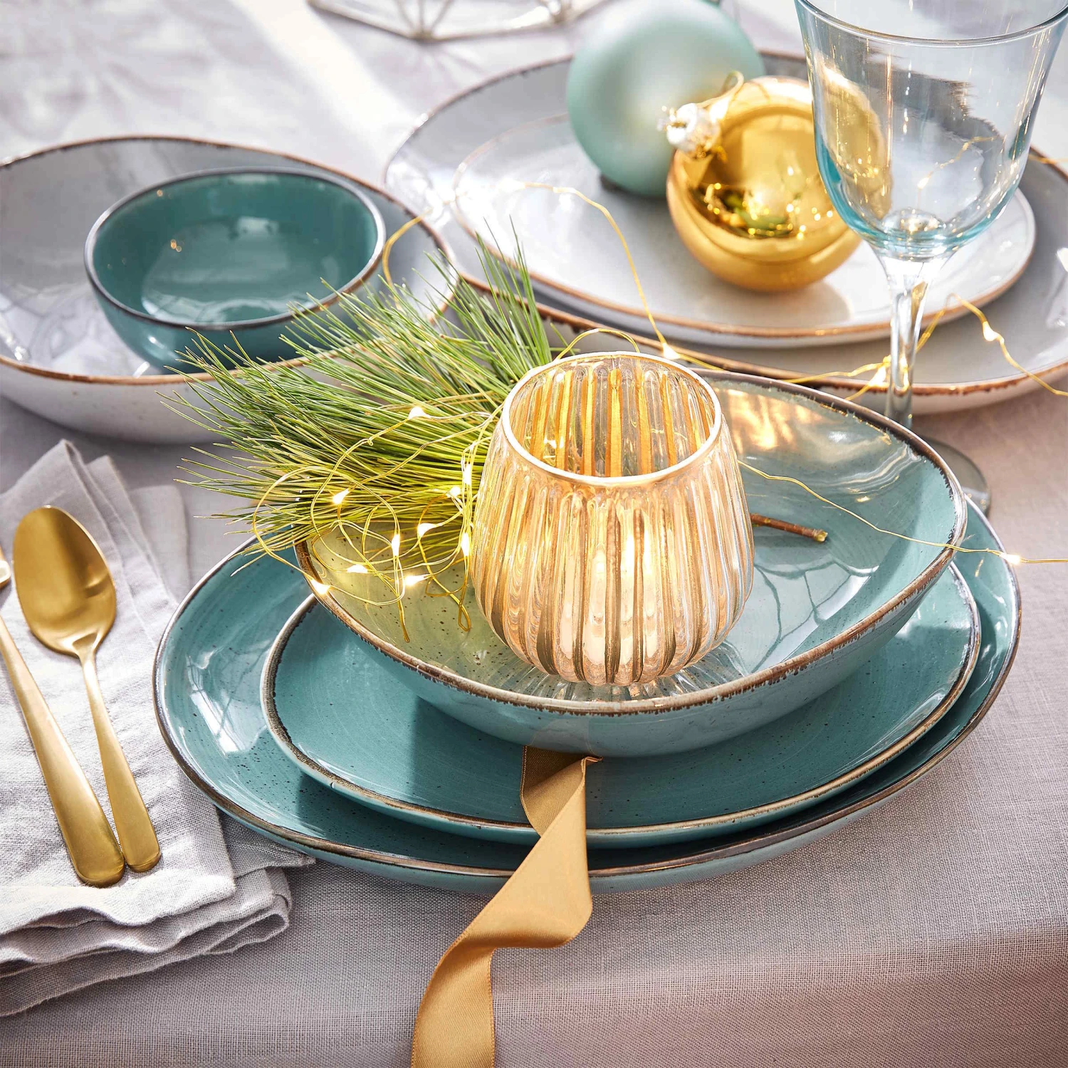 Geschirr-Set 16-tlg. FINCA In Blau 2 Geschirr-Set 16-tlg. FINCA In Blau – Bild 2