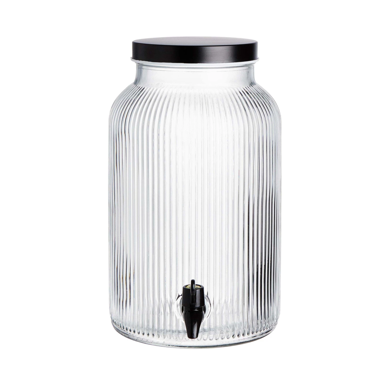 Getränkespender Mit Ständer 2 Tlg. FOUNTAIN In Transparent-Schwarz 6 Getränkespender Mit Ständer 2 Tlg. FOUNTAIN In Transparent-Schwarz – Bild 6