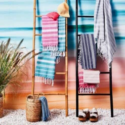 Hamamtuch L 170 X B 90cm SURFSIDE In Rot 12 Hamamtuch L 170 X B 90cm SURFSIDE In Rot -Butlers butlers hamamtuch l 170 x b 90cm surfside in rot 5