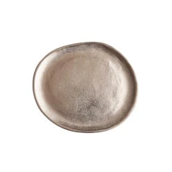 Kerzenteller Organisch Ø22cm BANQUET In Gold