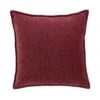 Kissen L 45 X B 45cm COTTON VELVET In Bordeaux