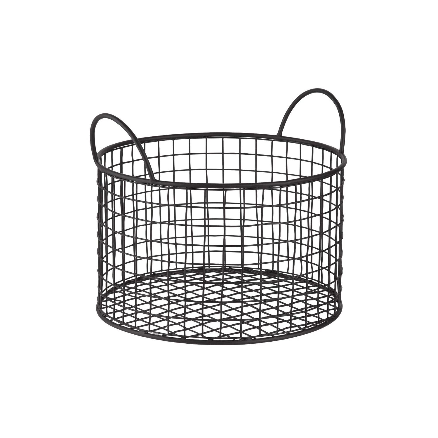Korb Rund Ø22cm HOOP In Schwarz 1 Korb Rund Ø22cm HOOP In Schwarz
