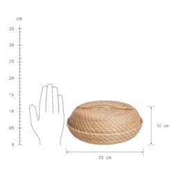 Korbschale Rattan Ø33cm RONDA In Natur 9 Korbschale Rattan Ø33cm RONDA In Natur -Butlers butlers korbschale rattan o33cm ronda in natur 3