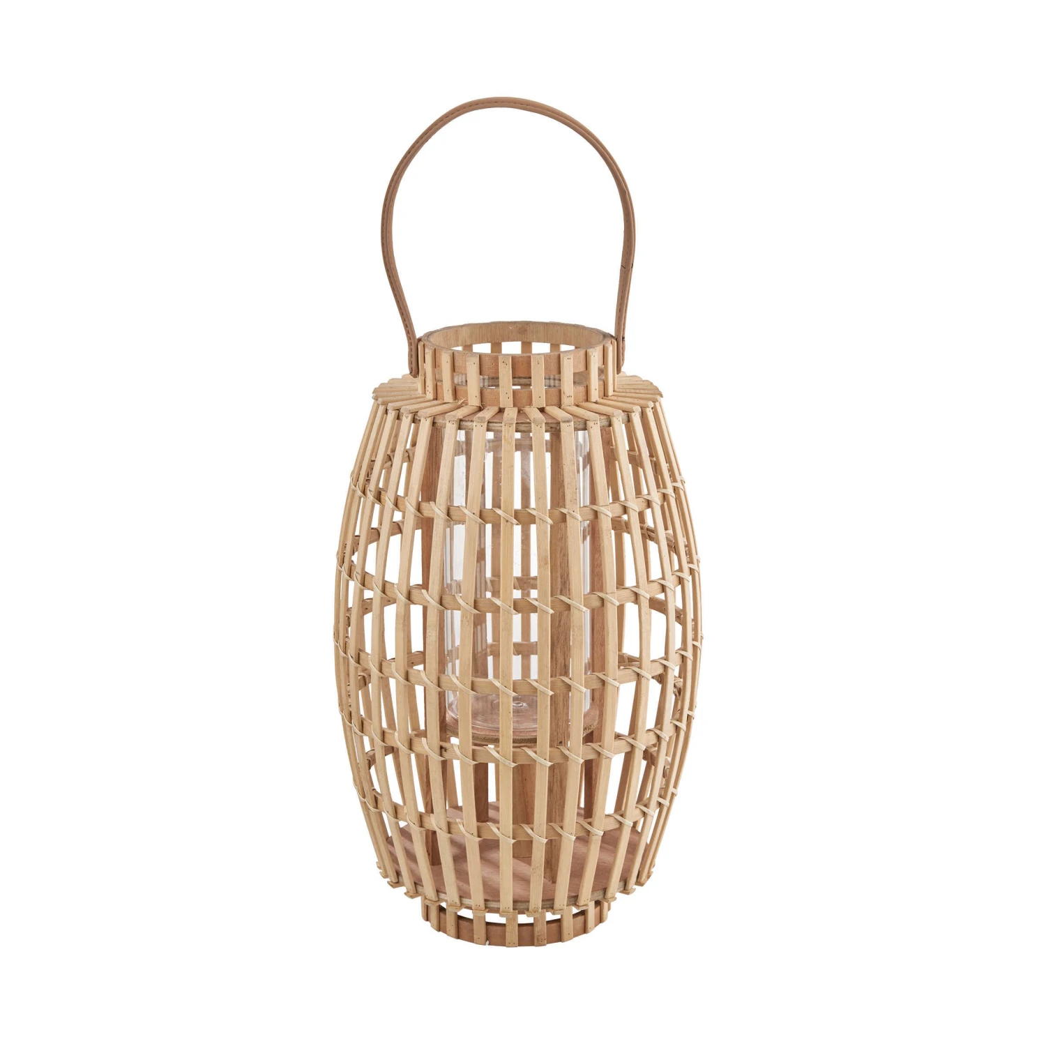 Laterne Mit Henkel 50 Cm BAMBOO NIGHTS In Beige 1 Laterne Mit Henkel 50 Cm BAMBOO NIGHTS In Beige