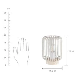 LED Laterne Höhe 19cm NORDICA In Beige 13 LED Laterne Höhe 19cm NORDICA In Beige -Butlers butlers led laterne hohe 19cm nordica in beige 4