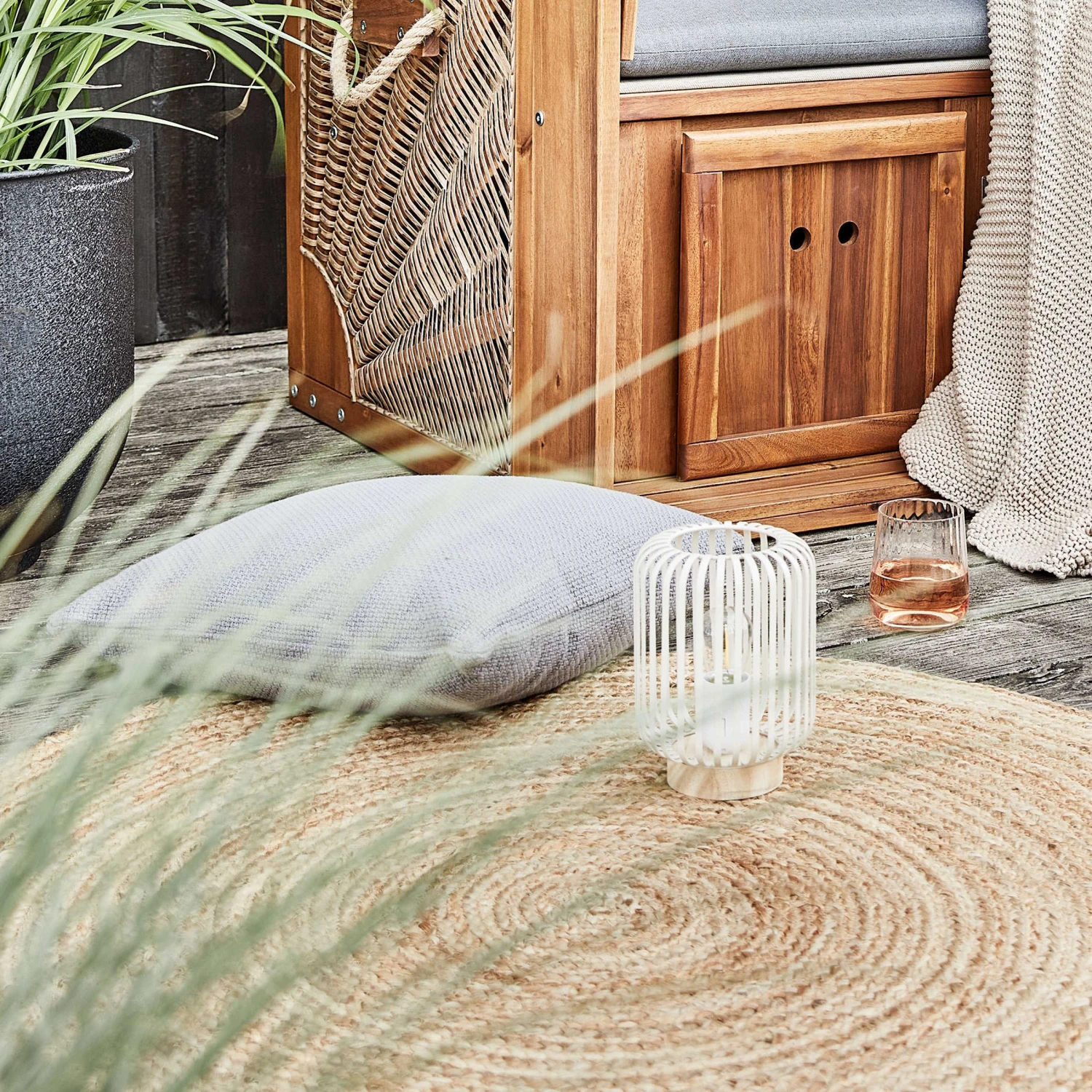 LED Laterne Höhe 19cm NORDICA In Beige 9 LED Laterne Höhe 19cm NORDICA In Beige – Bild 9