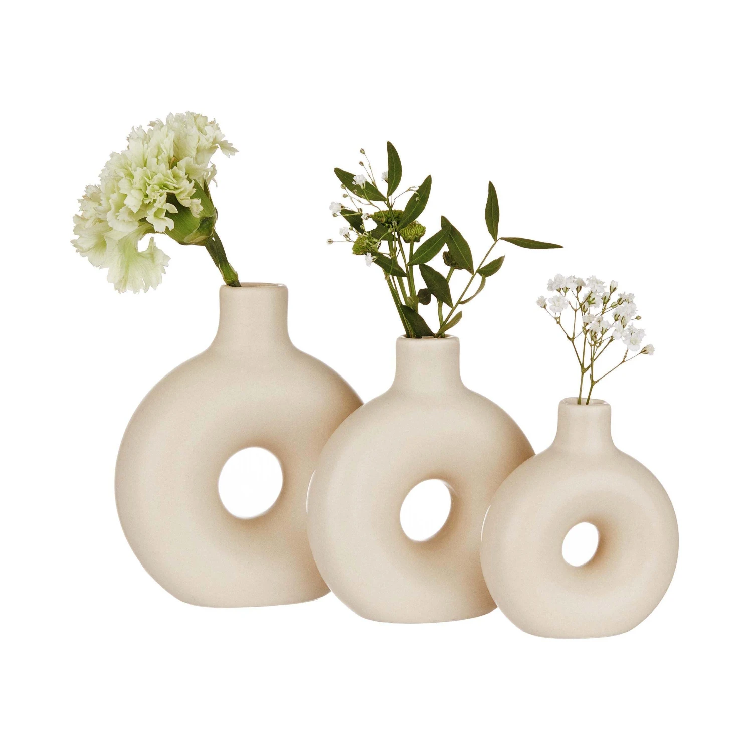 Mini Vase Höhe 10cm LOOPY In Beige 7 Mini Vase Höhe 10cm LOOPY In Beige – Bild 7