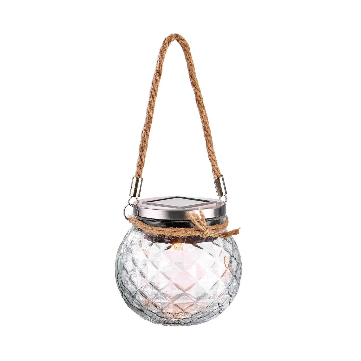 Solarlampe Mit Henkel H 10cm LILLISOL In Transparent 3 Solarlampe Mit Henkel H 10cm LILLISOL In Transparent – Bild 3