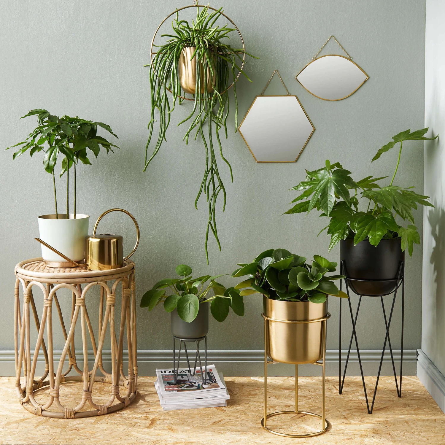 Spiegel Augenform L 27 X B 17cm CARAT In Gold 5 Spiegel Augenform L 27 X B 17cm CARAT In Gold – Bild 5