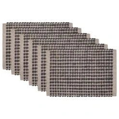 Tischset BON TON 6er-Set In Schwarz