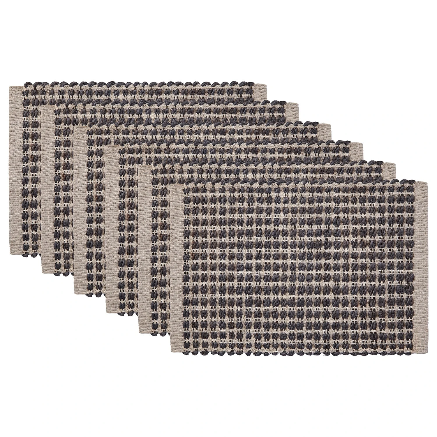 Tischset BON TON 6er-Set In Schwarz 1 Tischset BON TON 6er-Set In Schwarz