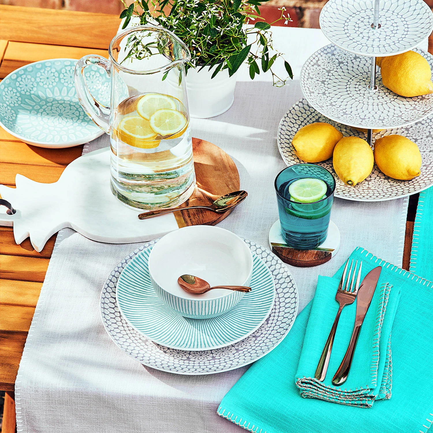 Tischset FINCA 10er-Set In Grau 2 Tischset FINCA 10er-Set In Grau – Bild 2